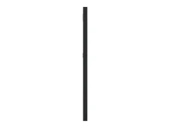 Espejo de pared rectangular de hierro negro 30x40 cm ES649328