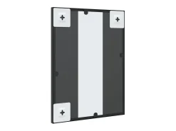 Espejo de pared rectangular de hierro negro 30x40 cm ES649328