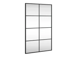 Espejo de pared rectangular de hierro negro 50x80 cm ES920919