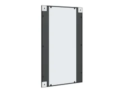 Espejo de pared rectangular de hierro negro 60x100 cm ES869048