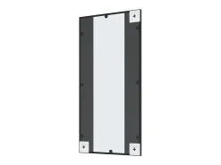 Espejo de pared rectangular de hierro negro 40x80 cm ES214271