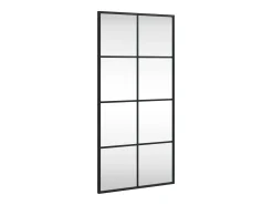 Espejo de pared rectangular de hierro negro 40x80 cm ES685685
