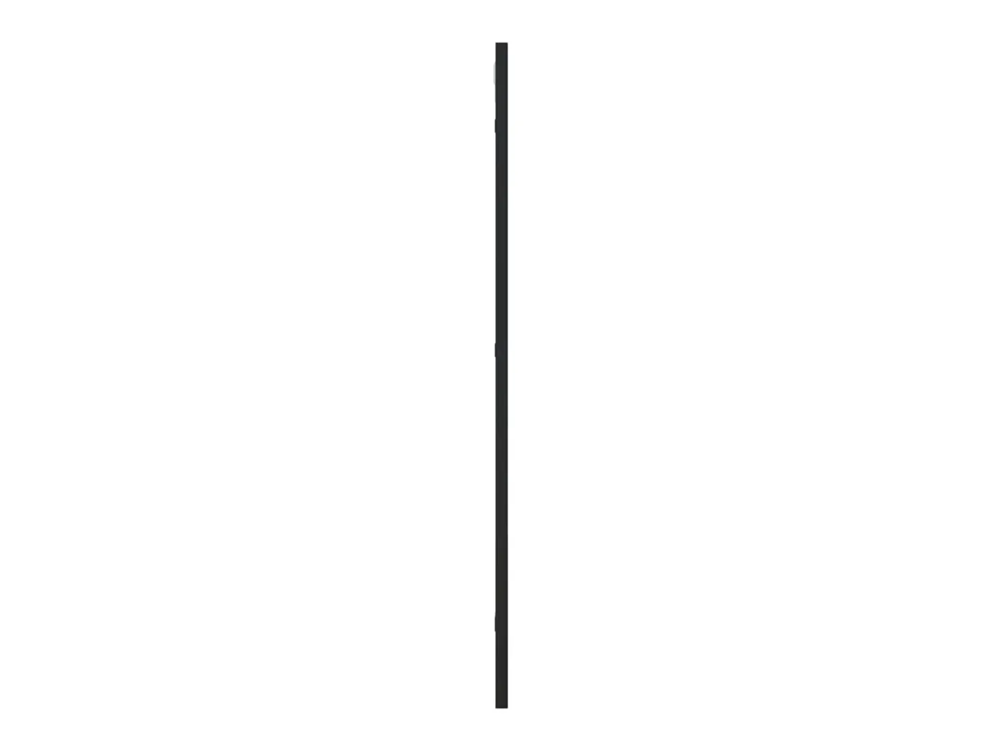 Espejo de pared rectangular de hierro negro 40x80 cm ES685685