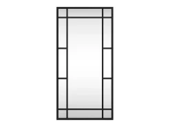 Espejo de pared rectangular de hierro negro 30x60 cm ES121152