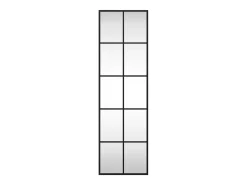 Espejo de pared rectangular de hierro negro 30x100 cm ES795985