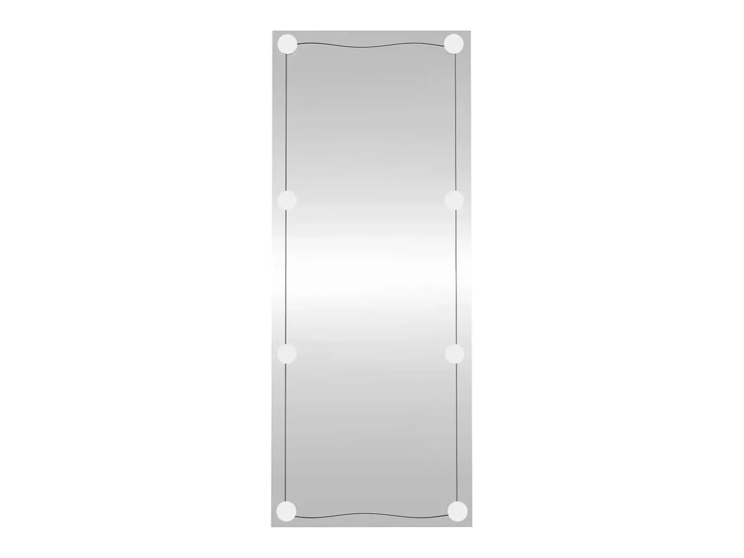 Espejo de pared rectangular con luces LED vidrio 40x100 cm ES462610