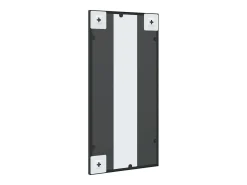 Espejo de pared rectangular de hierro negro 30x60 cm ES799849