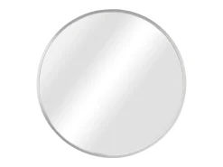 Espejo de pared redondo 50 cm de diámetro plata 03_0007915