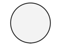 Espejo de pared redondo negro Ø 30 cm ES653195