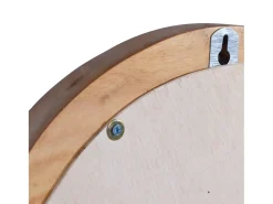 Espejo de pared redondo teca 60 cm ES459282