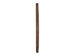 Espejo de pared redondo teca 60 cm ES459282