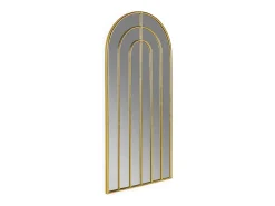 Espejo de pared TOKA de metal dorado – L 72 x H 150 cm