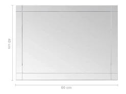 Espejo de pared 60x40 cm Cristal