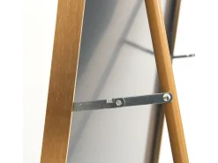 Espejo de pie - Marco de metal - 180 x 80 cm - Arqueado - Para salón o vestidor - Dorado