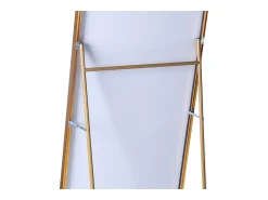 Espejo de pie - Marco de metal - 180 x 80 cm - Rectangular - Para salón o vestidor - Dorado
