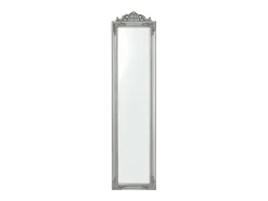 Espejo de pie inclinable 160 x 40 cm plateado 03_0007960