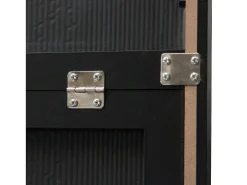 Espejo de pie inclinable de cuerpo entero 150 x 35 cm para dormitorio o baño negro 03_0007974
