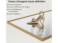 Espejo de pie rectangular 164×54 cm con marco dorado – Diseño minimalista y moderno