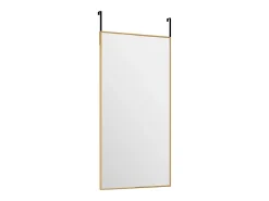 Espejo de puerta dorado 30x60 cm Cristal y aluminio