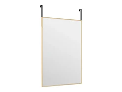 Espejo de puerta dorado 40x60 cm Cristal y aluminio