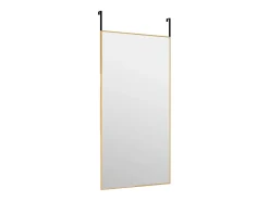 Espejo de puerta dorado 40x80 cm Cristal y aluminio