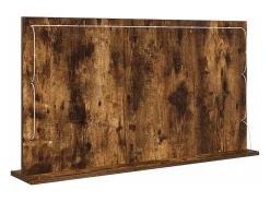 Espejo de tocador con espejo Roble ahumado 100 x 55 x 18 cm