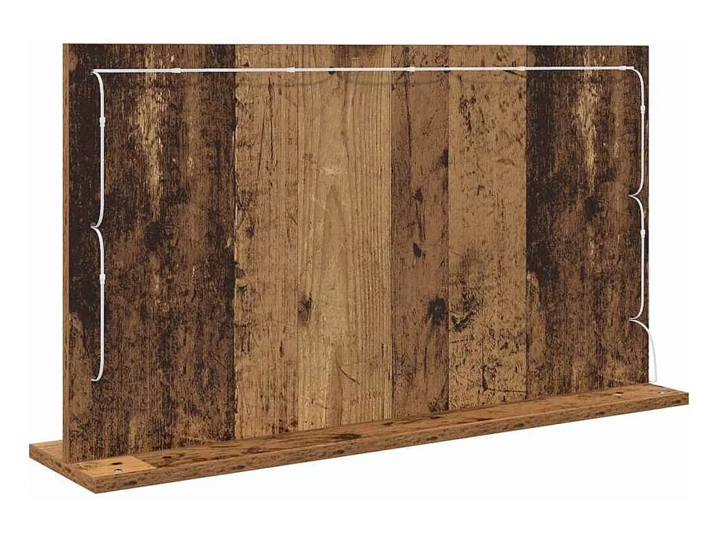 Espejo de tocador con espejo Madera antigua 80 x 45 x 18 cm