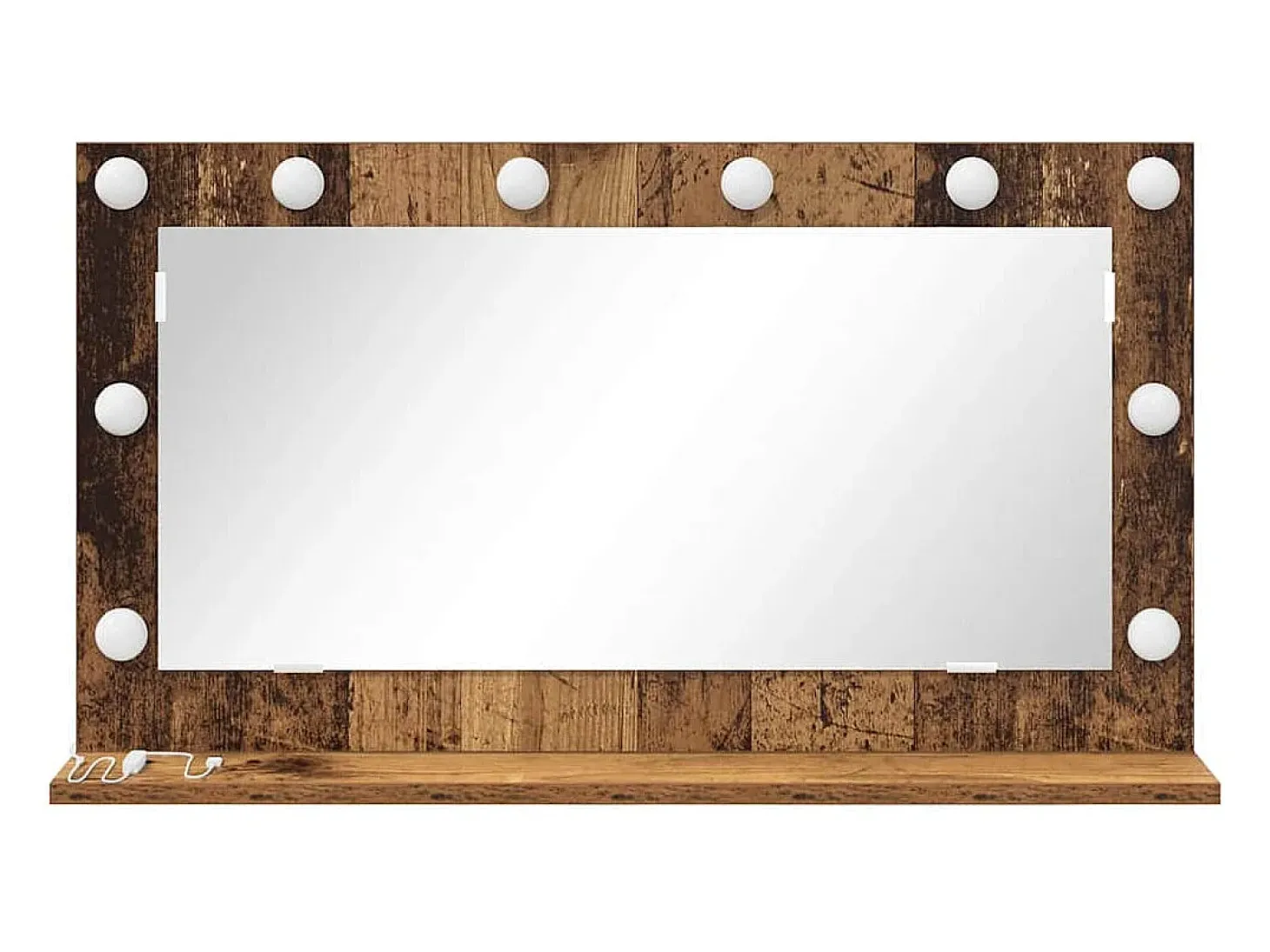 Espejo de tocador con espejo Madera antigua 80 x 45 x 18 cm