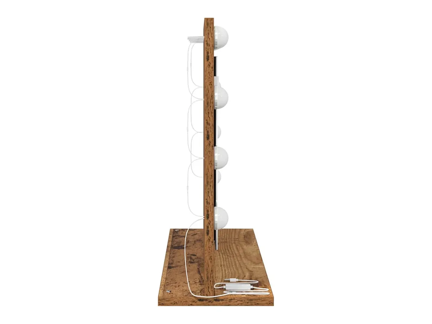 Espejo de tocador con espejo Madera antigua 60 x 45 x 18 cm