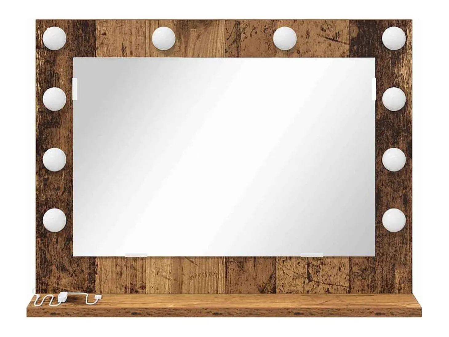 Espejo de tocador con espejo Madera antigua 60 x 45 x 18 cm