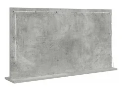 Espejo de tocador con espejo Gris hormigón 100 x 55 x 18 cm