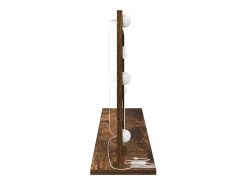 Espejo de tocador con espejo Roble ahumado 100 x 45 x 18 cm