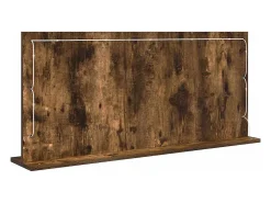 Espejo de tocador con espejo Roble ahumado 100 x 45 x 18 cm
