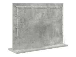 Espejo de tocador con espejo Gris hormigón 60 x 45 x 18 cm