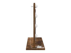 Espejo de tocador con espejo Roble ahumado 60 x 45 x 18 cm
