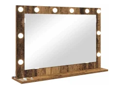 Espejo de tocador con espejo Madera antigua 80 x 55 x 18 cm