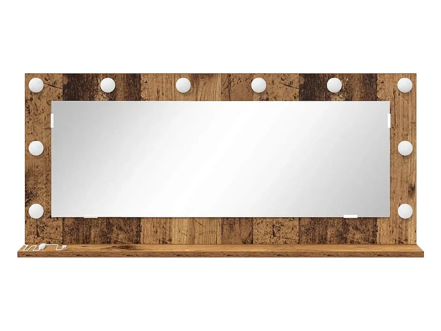 Espejo de tocador con espejo Madera antigua 100 x 45 x 18 cm