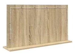Espejo de tocador con espejo Roble Sonoma 80 x 45 x 18 cm