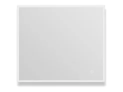 Espejo LED rectangular L60/80cm de vidrio plateado ECLIPS