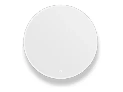 Espejo LED redondo D60/70/80cm en vidrio plateado ORAYA