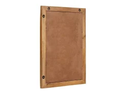 Espejo marrón claro 57 x 70 x 3 cm madera maciza de mango