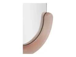 Espejo moderno de pared o de pie en terciopelo 60x160cm Chantal - Rosa