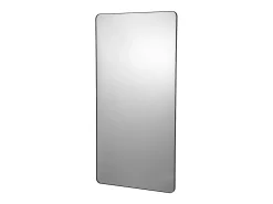 Espejo Mural SucceBuy 91,5x182,8 cm, Negro, Rectangular, Contornos en Aleación de Aluminio