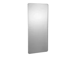 Espejo Mural SucceBuy 182,8x81,3 cm, Plata, Espejo Mural Cuadrado con Marco en Aleación de Aluminio