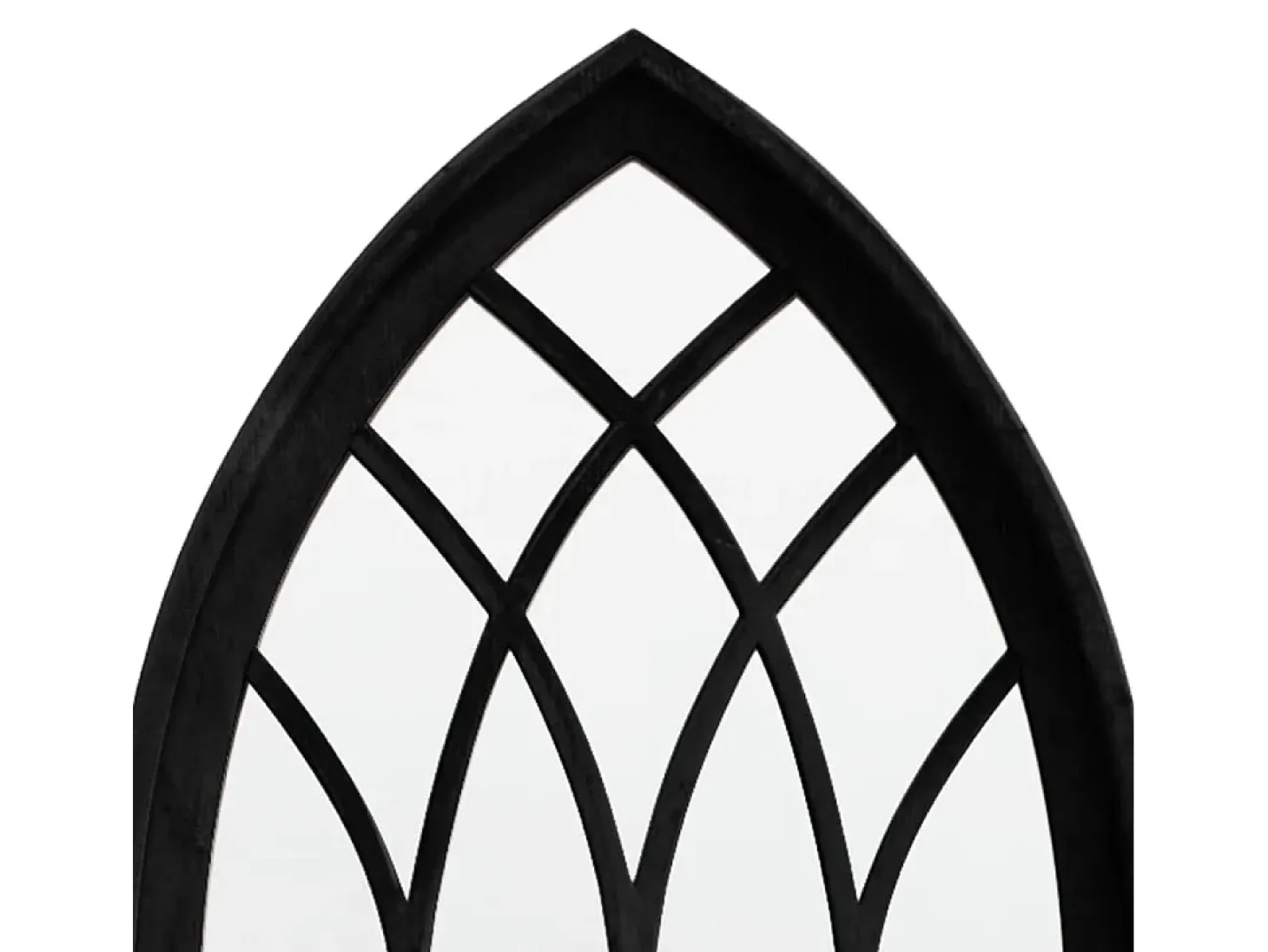 Espejo Negro 70x30 cm Hierro para uso interior