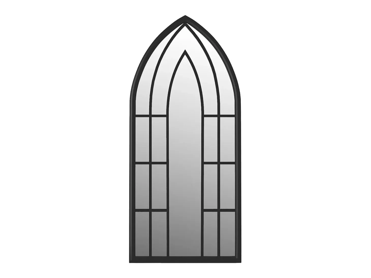 Espejo Negro 100x45 cm Hierro para uso interior