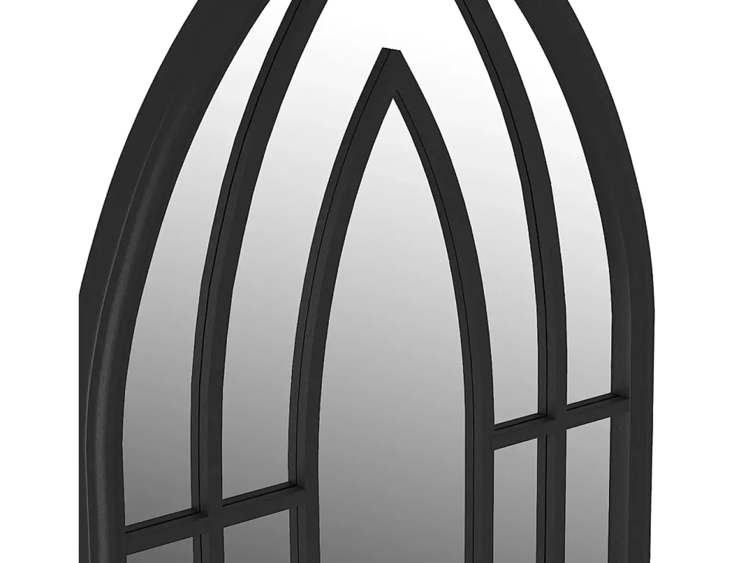 Espejo Negro 70x30 cm Hierro para uso interior