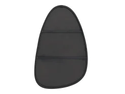 Espejo orgánico de metal - Ancho 72 x Alt. 35 cm - Negro - MANAROLA