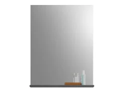 Espejo para baño SCOTT – Gris oscuro – 60x79x18 cm