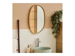 Espejo piedra roble 40x65 OAKY